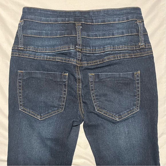 JALATE Jeans high waist, 3 button/zip thick waist band skinny Jeans - Picture 5 of 6